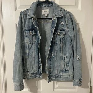 Old Navy distressed Jean jacket